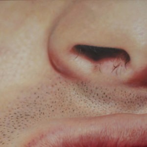 Jan Petrov hyperrealistic oil painting from the Family Re-Construct series, Collett Prague Munich collection.